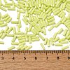 Baking Paint Glass Twist Bugle Beads SEED-C004-02E-4