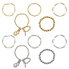2 Bags 2 Colors Round Acrylic Bead Stretch Bracelets for Women BJEW-GO0001-08-1