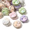 Handmade Polymer Clay Rhinestone Beads CLAY-Z005-03-1
