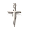 Non-Tarnish 304 Stainless Steel Pendants STAS-R223-05B-1
