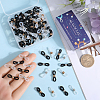 120Pcs 4 Colors Silicone Eyeglasses Chains Loop Ends AJEW-SC0002-54-3