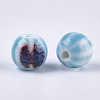 Handmade Porcelain Beads PORC-S498-24I-2