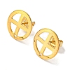 201 Stainless Steel Stud Earring Findings STAS-D045-20G-1