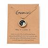Alloy Rhinestone Pendant Necklaces NJEW-H306-A12-G-3