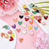 55Pcs 11 Colors  Zinc Alloy Pendants FIND-YW0007-42-5