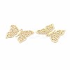 Rack Plating 201 Stainless Steel Filigree Pendants STAS-T057-32G-3