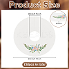 Paper Wine Glass Charms AJEW-WH0080-13C-2