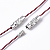 Stainless Steel Wire Necklace Cord DIY Jewelry Making X-TWIR-R003-09-3