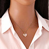 304 Stainless Steel Enamel Pendant Necklaces WG17FE6-04-2