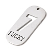 304 Stainless Steel Pendants STAS-D200-02H-P-2