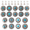 9 Style Alloy Decorative Rivets BUTT-SW0001-04C-1