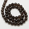 Smoky Quartz Beads Strands GSFR8mm176-128-2