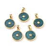 Natural Apatite Charms KK-L192-B01-1