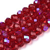 Electroplate Glass Beads Strands X-EGLA-A034-T10mm-L20-1