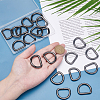 20Pcs Zinc Alloy D Ring Suspension Clasps FIND-ME0002-63B-3