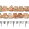 Natural Arusha Sunstone Beads Strands LS-G-G053-B16-03-5