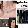 25Pcs Heart Natural & Synthetic Gemstone Pendants PH-G-G755-01-7