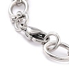 Non-Tarnish 304 Stainless Steel Link Chain Bracelet for Men Women LS-BJEW-Z011-20P-3