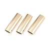Brass Tube Beads KK-C163-22B-G-1