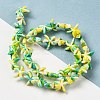 Synthetic Turquoise Dyed Beads Strands X-G-P507-04G-2