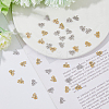 40Pcs 2 Colors 304 Stainless Steel Charms STAS-DC0014-34-4