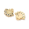 Brass Micro Pave Cubic Zirconia Charms X-KK-C099-01J-G-2