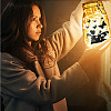 PVC Lamp Film for DIY Colorful Light Hanging Lamp Frosted Glass Jar DIY-WH0408-014-6