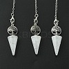 Natural Quartz Crystal Cone Dowsing Pendulum Big Pendants G-C114-02P-21-2