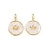 Brass Enamel Pendants KK-F908-17G-01-1