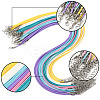 36Pcs 6 Colors Waxed Cord Necklace Making NCOR-FS0001-04-2