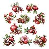 10Pcs Fruit PET Self-Adhesive Stickers DIY-K074-08B-2