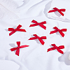 10Pcs Bowknot Polyester Alligator Hair Clips AJEW-LP0008-08D-3
