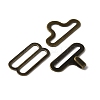 Iron Bow Tie Hardware Clip Set FIND-WH0042-80AB-1