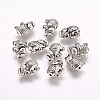Tibetan Style Alloy Elephant Beads TIBEB-E070-AS-2
