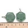 Natural Green Aventurine Pendants G-E487-95E-3
