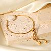 Fashion Stainless Steel Boston Link Chains Slider Bracelets LS-EE0272-1