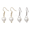2 Pairs 304 Stainless Steel Plastic Pearl Dangle Earrings EJEW-JE06658-1
