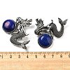 Dual-use Items Alloy Mermaid Brooch JEWB-C026-02B-AS-3