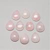 Natural Rose Quartz Cabochons G-R417-10x14-48-1