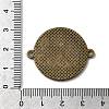 Tibetan Style Alloy Flat Round Cabochon Connector Settings LS-X-TIBE-Q038-001G-AB-NR-3