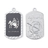 Alloy Twelve Constellations Series Big Pendants PALLOY-O107-01P-07-2