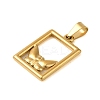 Ion Plating(IP) 304 Stainless Steel Pendants STAS-C103-17B-G-2