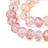 Transparent Glass Beads Strands X-GLAA-T023-4mm-A06-3