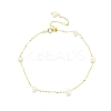 Natural Freshwater Pearls Beaded Link Bracelets BJEW-I314-133-6