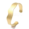 304 Stainless Steel Open Cuff Bangles for Women BJEW-I315-01G-1