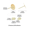 20Pcs 304 Stainless Steel Stud Earring Findings STAS-YW0001-42B-4