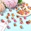 50Pcs ABS Plastic Pendants PALLOY-YW00043-4