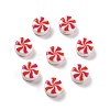 Two Tone Opaque Acrylic Beads OACR-D282-04A-1