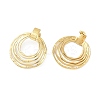 Ion Plating(IP) 304 Stainless Steel Multi-Layer Wire Ring Stud Earrings for Women EJEW-Z068-21G-2