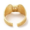 Rack Plating Brass Hollow Wide Band Cuff Rings RJEW-D008-15G-3